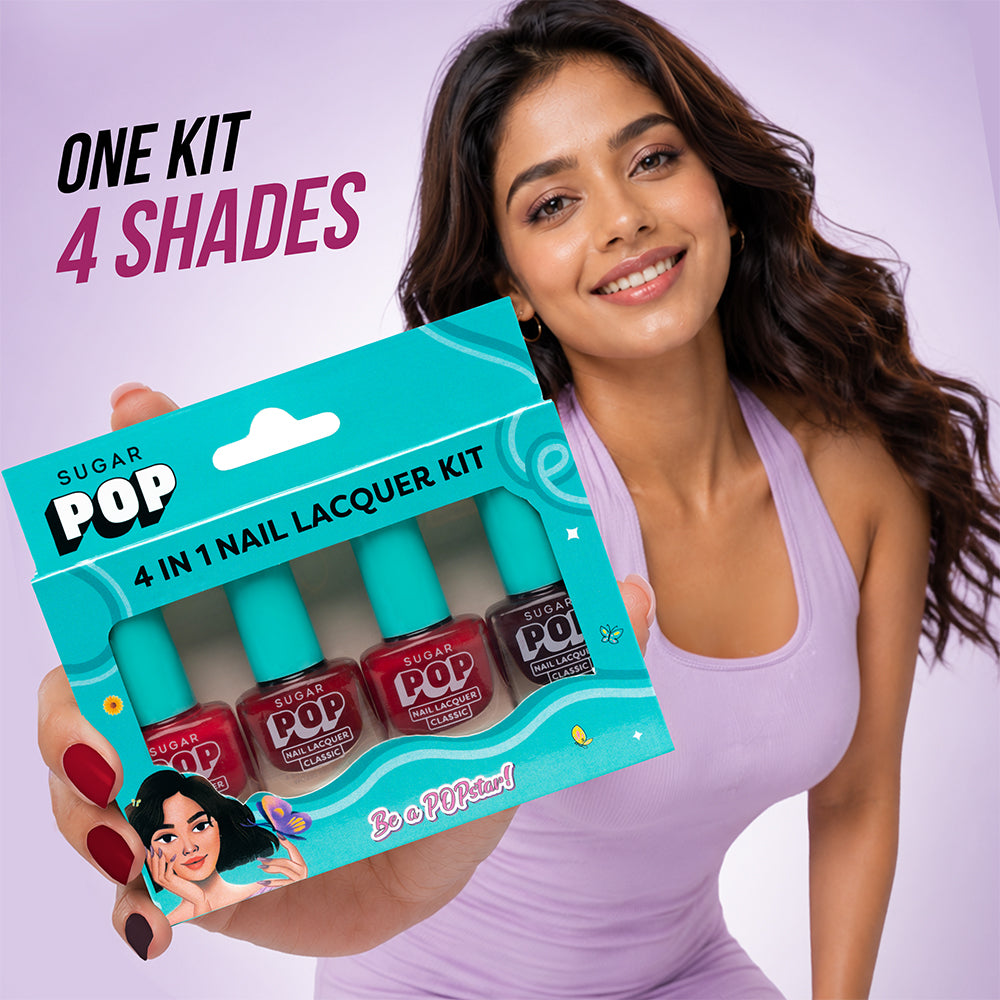 4 in 1 Nail Lacquer Kit 02 Rouge Canvas