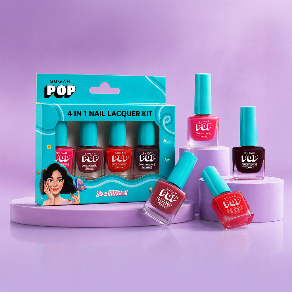 4 in 1 Nail Lacquer Kit 02 Rouge Canvas