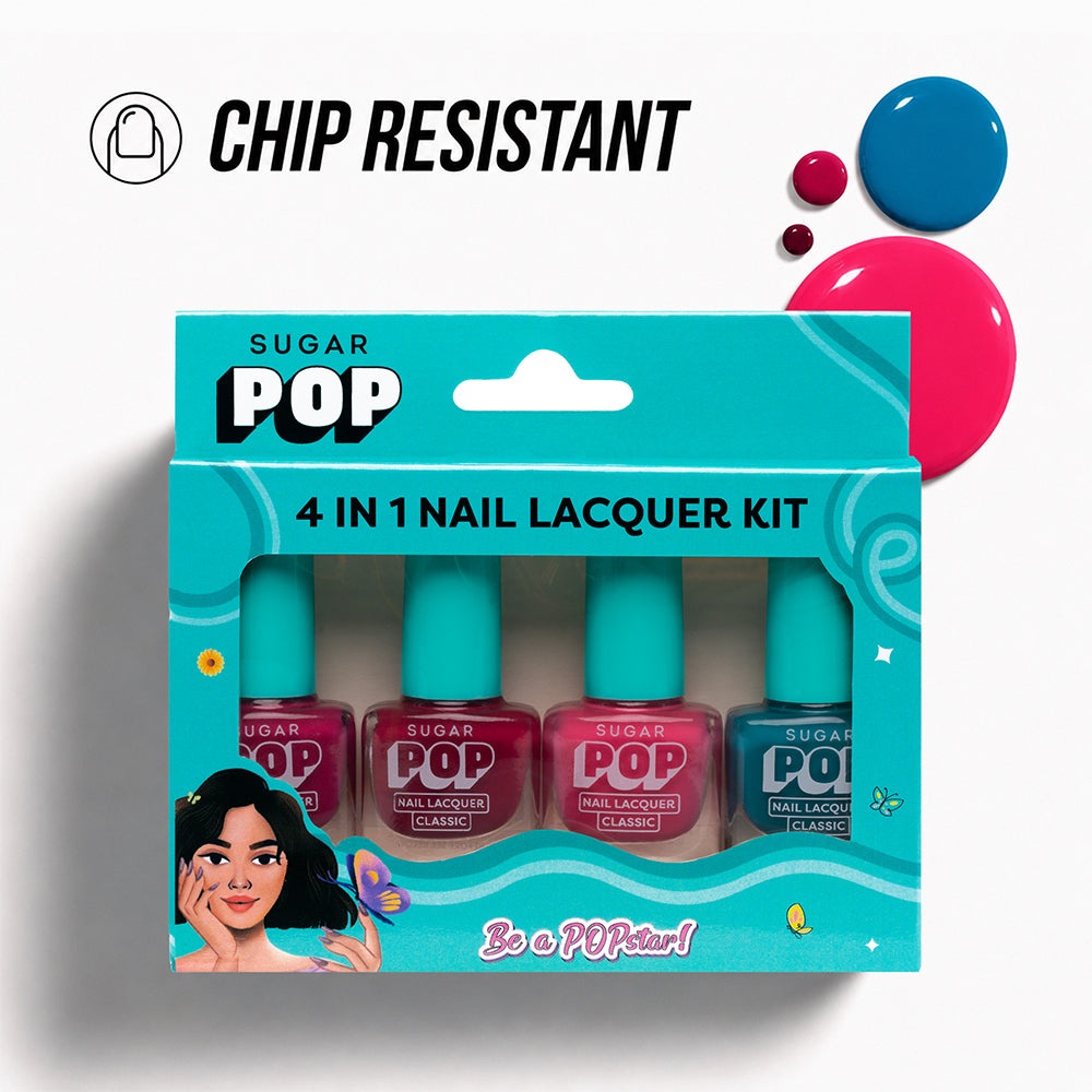 4 in 1 Nail Lacquer Kit 03 Radiant Rainbow