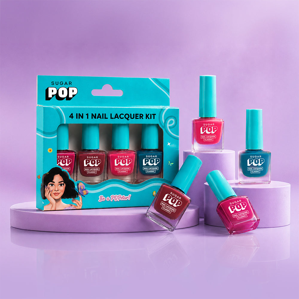 4 in 1 Nail Lacquer Kit 03 Radiant Rainbow