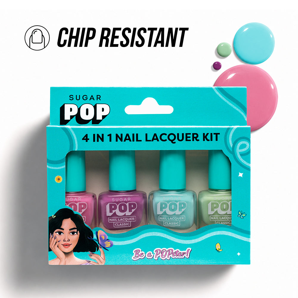 4 in 1 Nail Lacquer Kit 04 Pastel Paradise