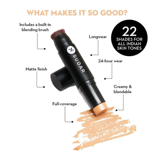 Ace Of Face Foundation Stick - 32 Cortado (Medium, Golden Undertone) (Gift)