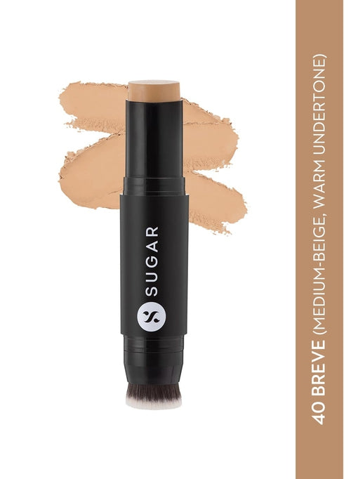 Ace Of Face Foundation Stick - 40 Breve (Medium Beige, Warm Undertone)