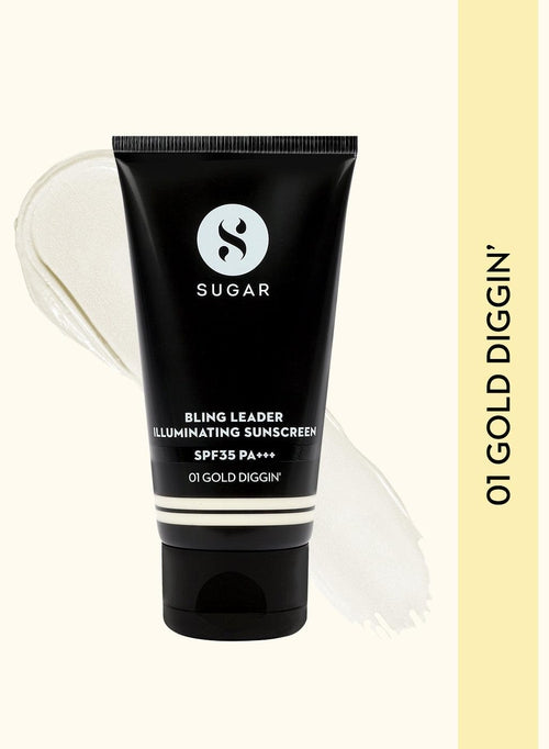 Bling Leader Illuminating Sunscreen SPF35 PA+++ - 01 Gold Diggin 50g