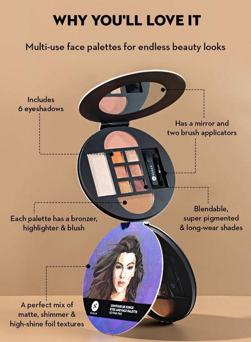 Contour De Force Eyes And Face Palette 03 Cool Conquest