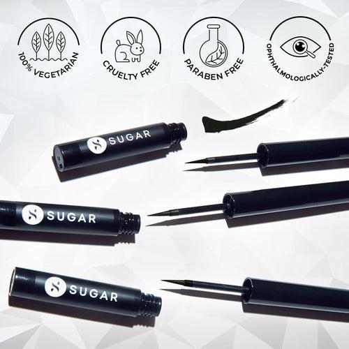 Eye Warned You So! Double Matte Eyeliner - 01 Black Swan (Black)