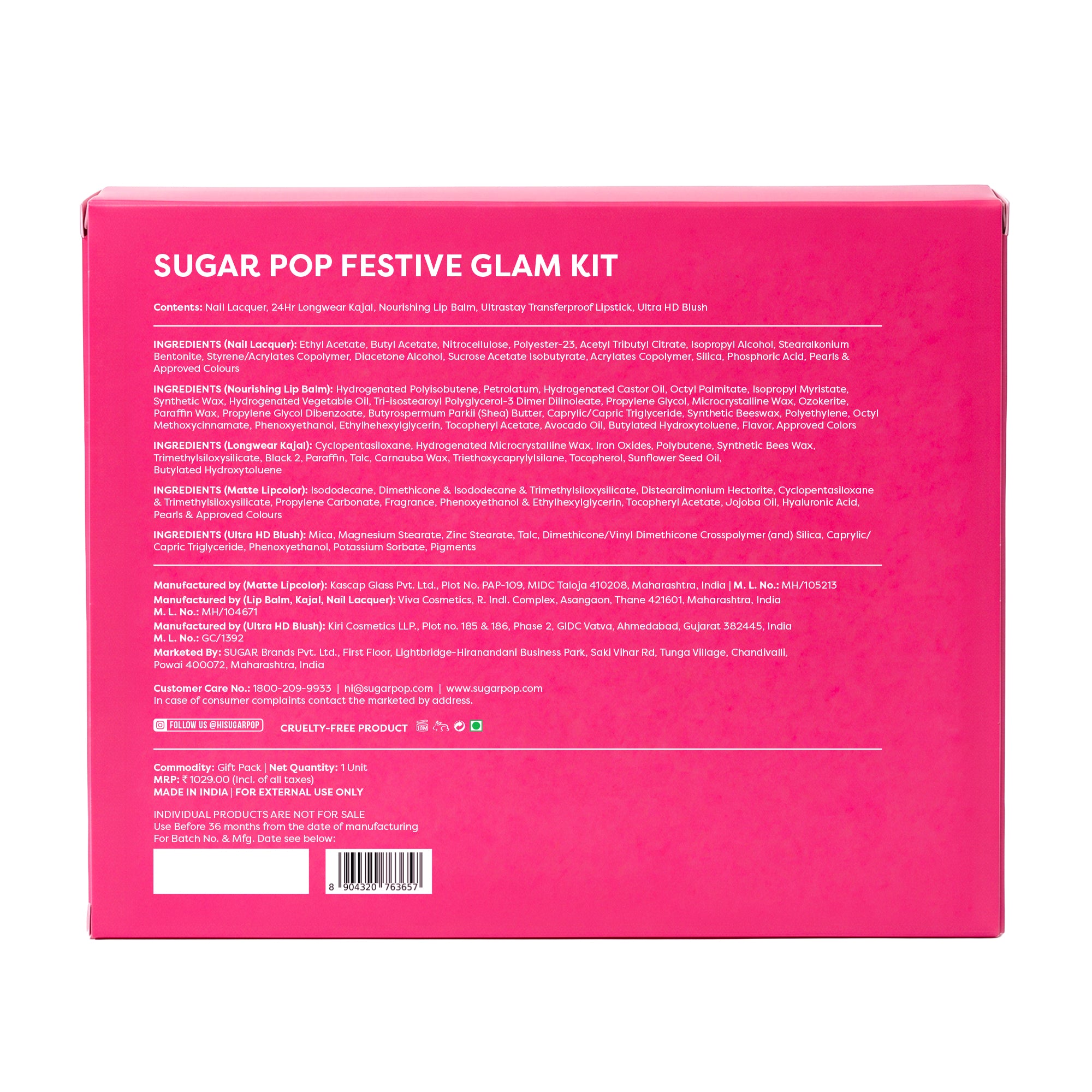 SUGAR POP Festive Glow Kit