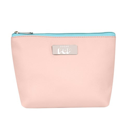 Flat Blue & Pink Pouch