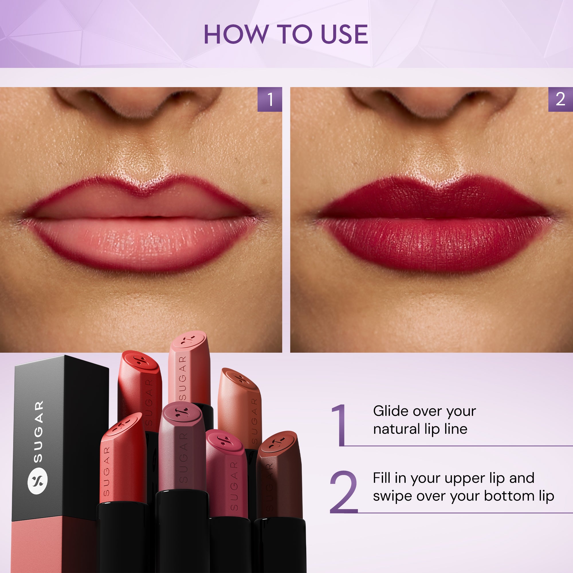 Glide Peptide Serum Lipsticks - 1
