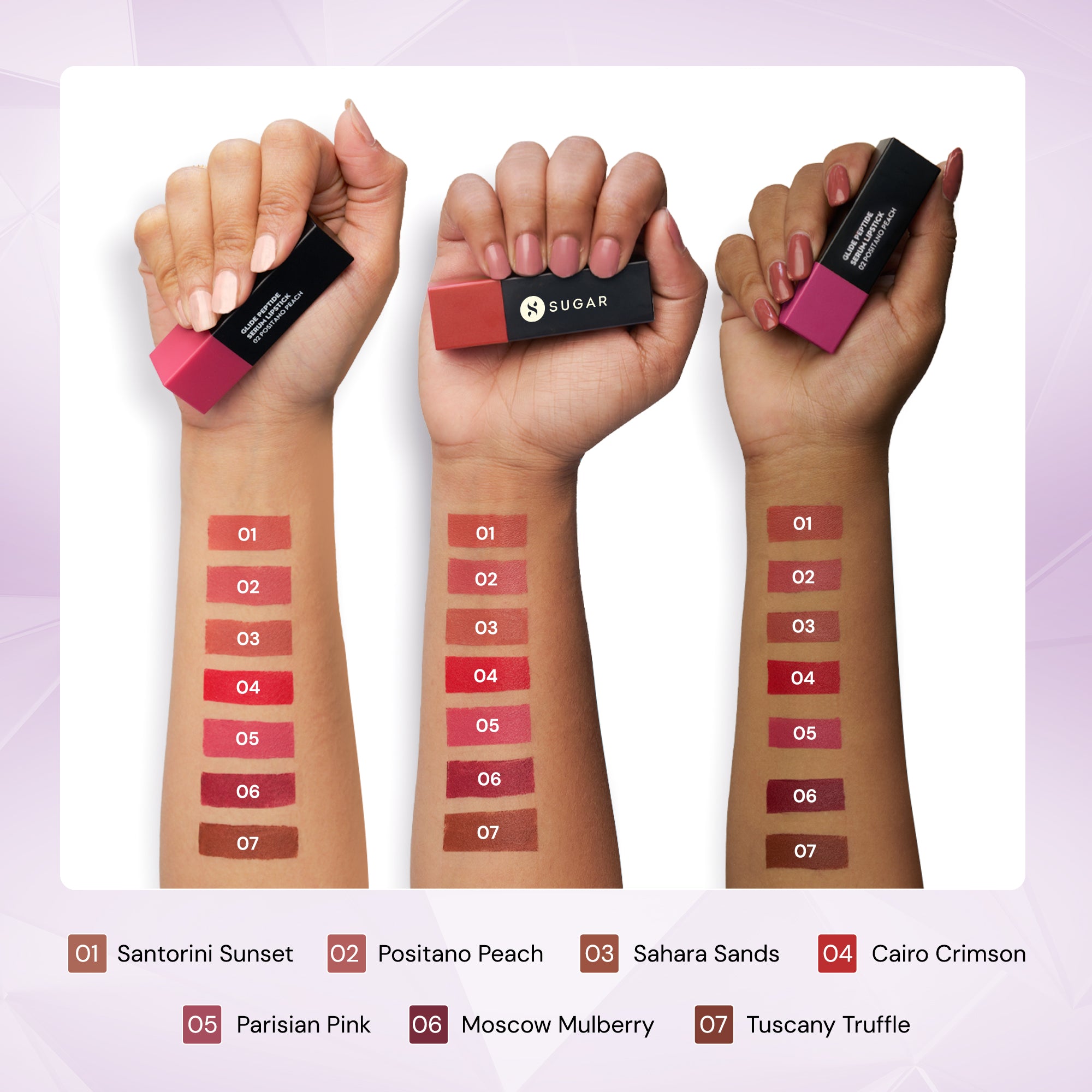 Glide Peptide Serum Lipsticks - 1