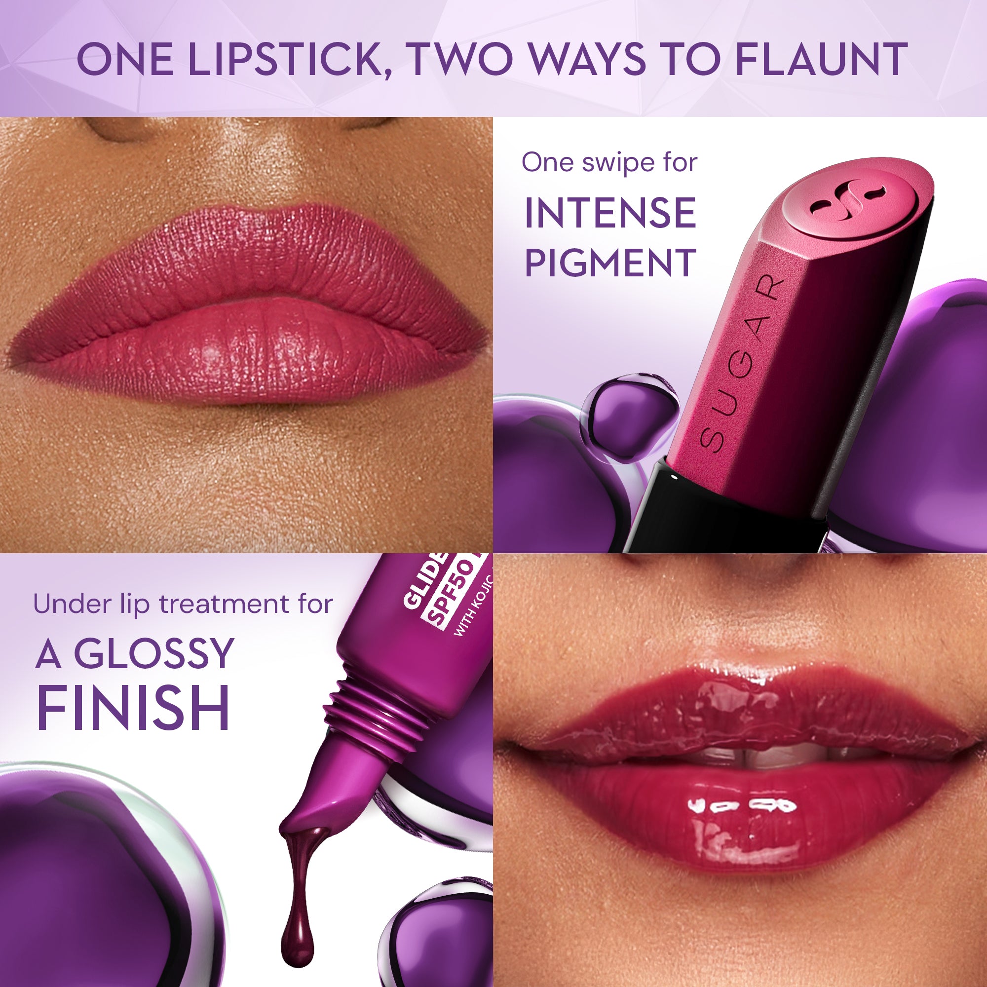 Glide Peptide Serum Lipsticks - 1