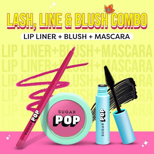 Blush Combo Pack - Lash, Line & Blush | SUGAR Cosmetics