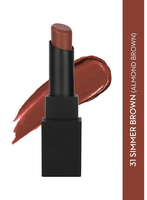 Limited Edition Nothing Else Matter Longwear Lipstick - 31 Simmer Brown (Milk Chocolate Brown/ Almond Brown)