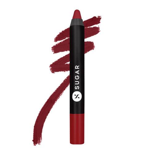 Matte As Hell Crayon Lipstick - 10 Cherry Darling (Cherry Red)