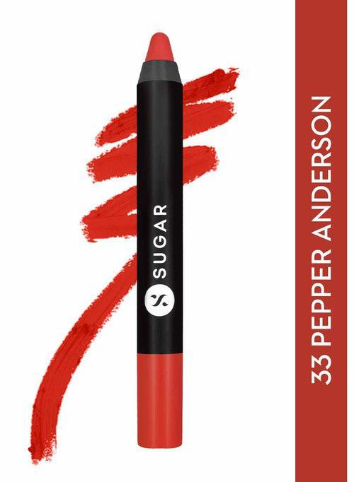Matte As Hell Crayon Lipstick - 33 Pepper Anderson (Orangey red / Tomato red)