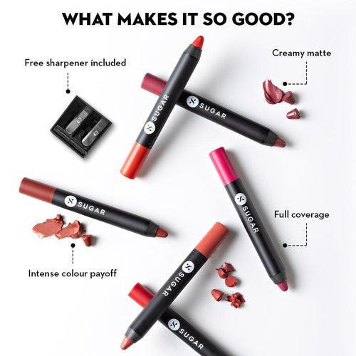 Matte As Hell Crayon Lipstick Minis Set of 3
