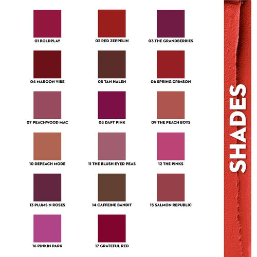Matte Attack Transferproof Lipstick - 13 Plums N Roses (Deep Reddish Plum)