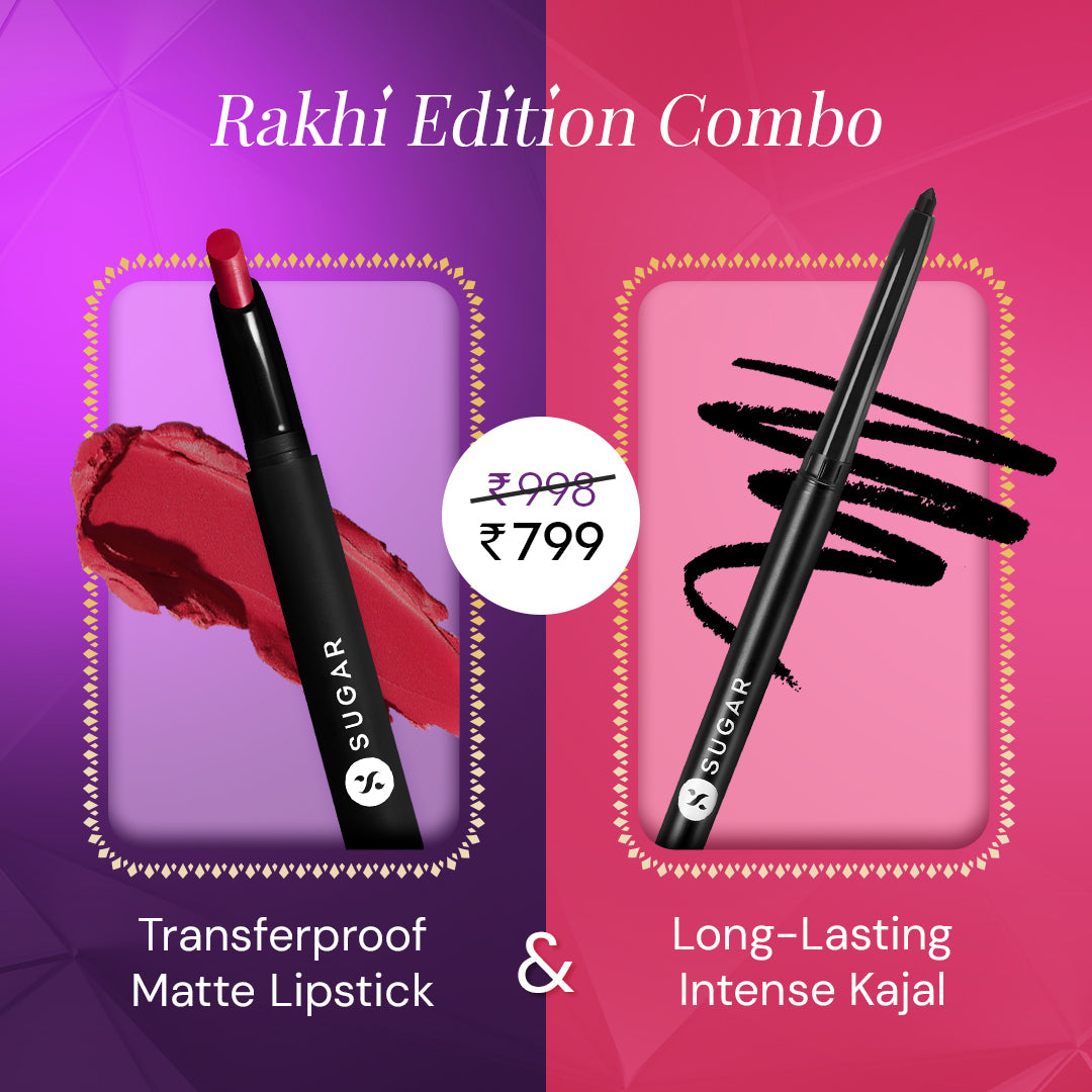 Matte Attack Transferproof Lipstick + Kohl Of Honour Intense Kajal