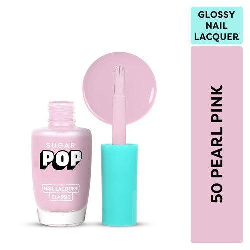 SUGAR POP Nail Lacquer Classic in 50 Pearl Pink