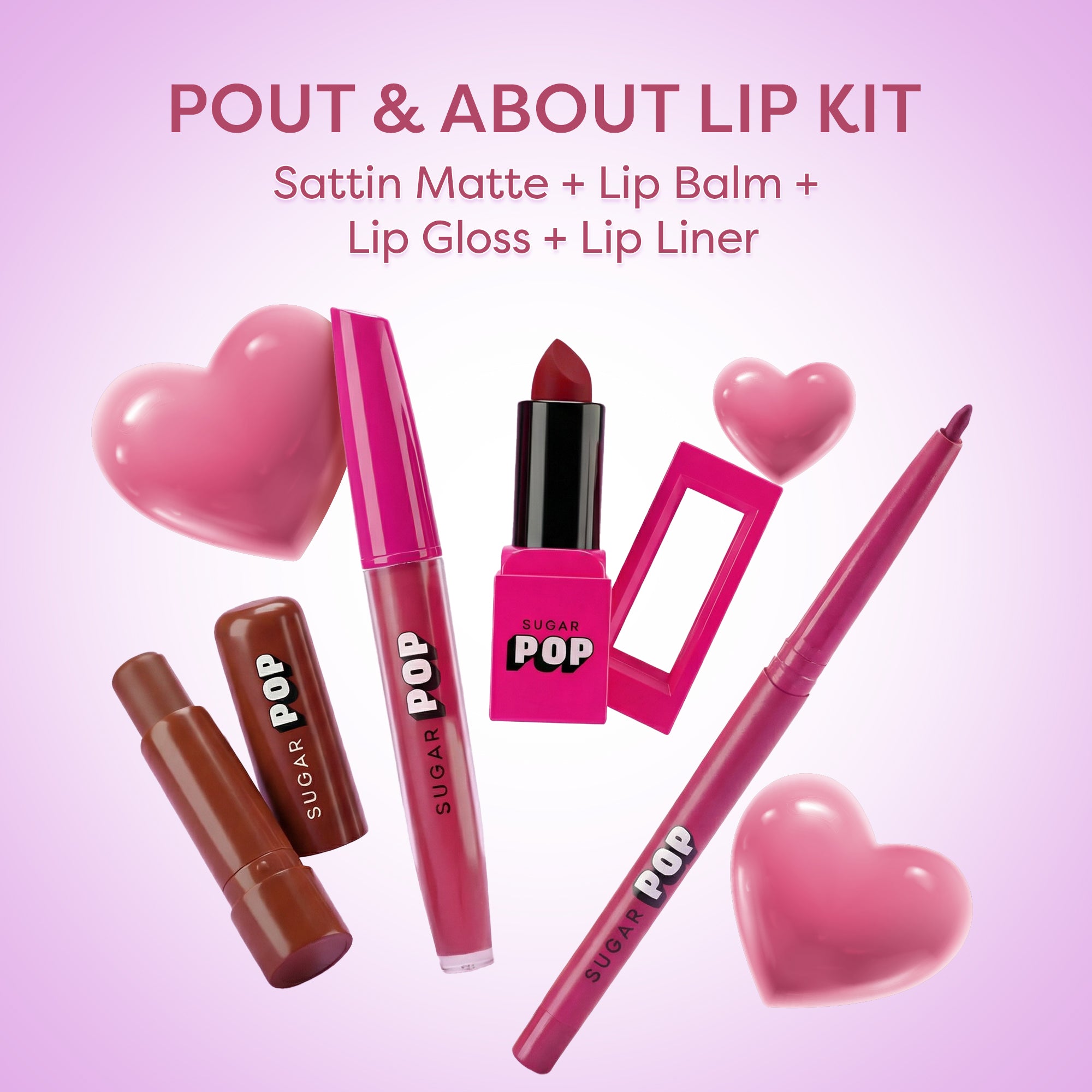 Pout & About Lip Kit