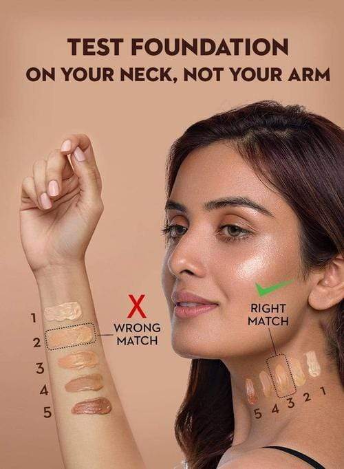 Rage For Coverage 24Hr Foundation - 42 Glace (Medium Beige, Golden Undertone) (Gift)