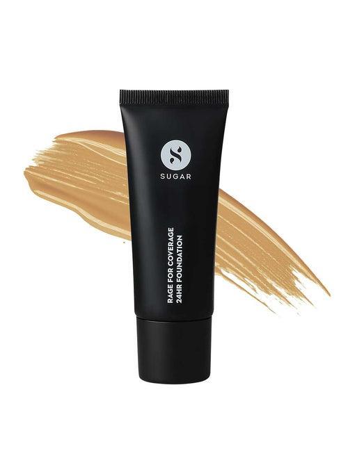 Rage For Coverage 24Hr Foundation - 42 Glace (Medium Beige, Golden Undertone) (Gift)