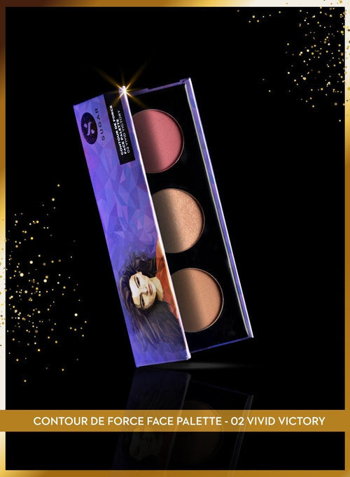 SUGAR Contour De Force Face Palette - 02 Vivid Victory