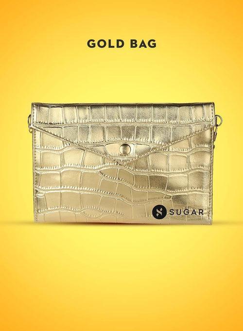 SUGAR Croc Waist Gold Pouch ( GWP DEC 1)
