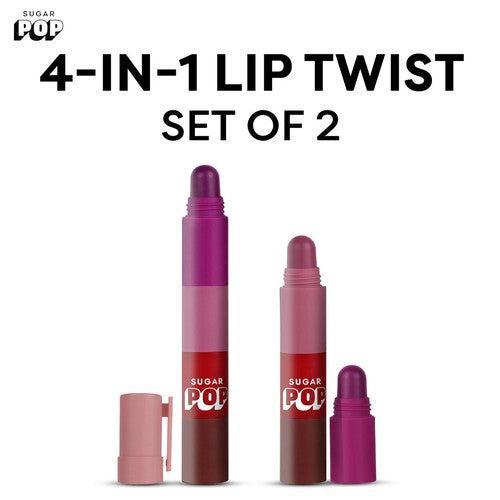 SUGAR POP 4 in 1 Lip Twist - Set of 2