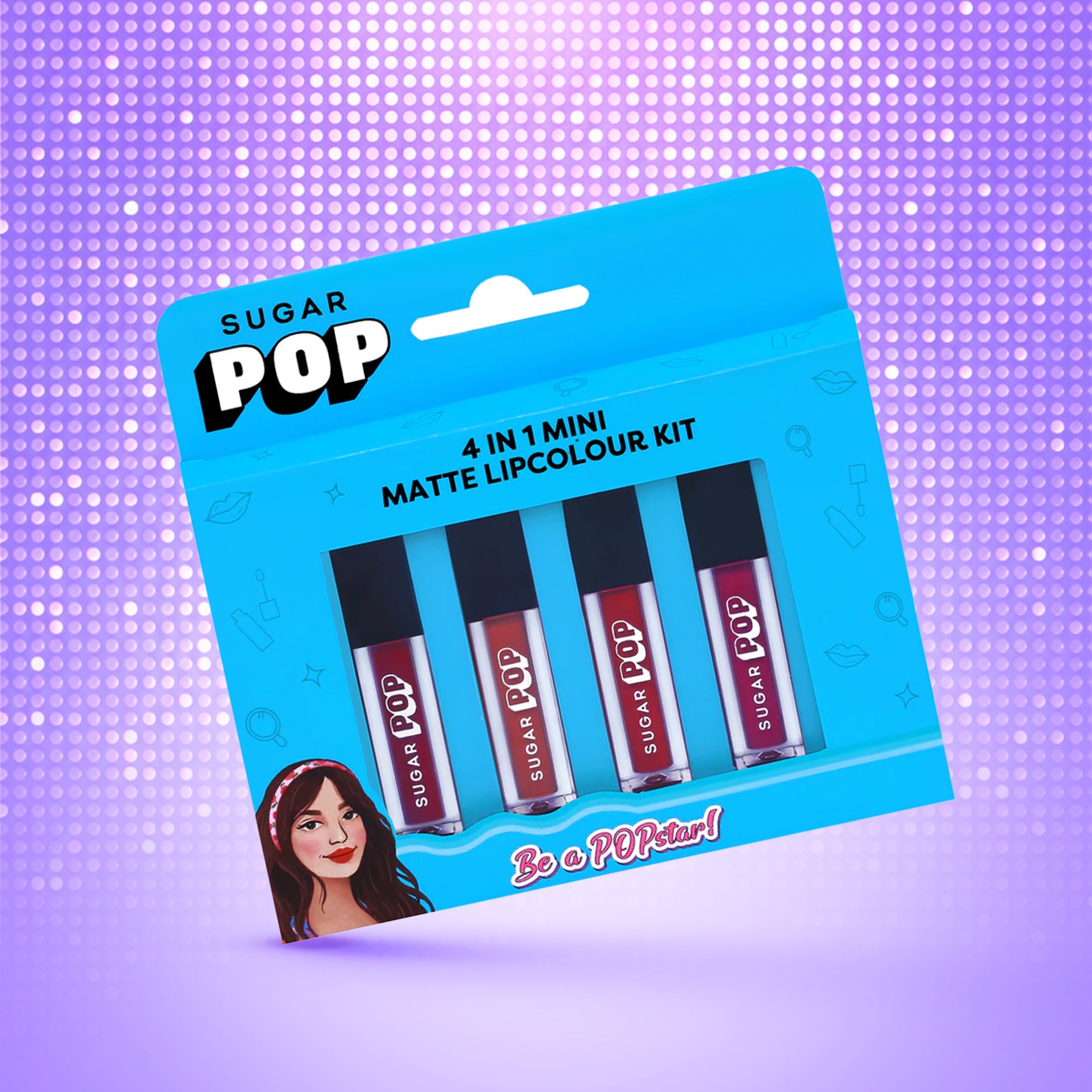 SUGAR POP 4 in 1 Mini Matte Lipcolor Kit - 01 Cult Classics