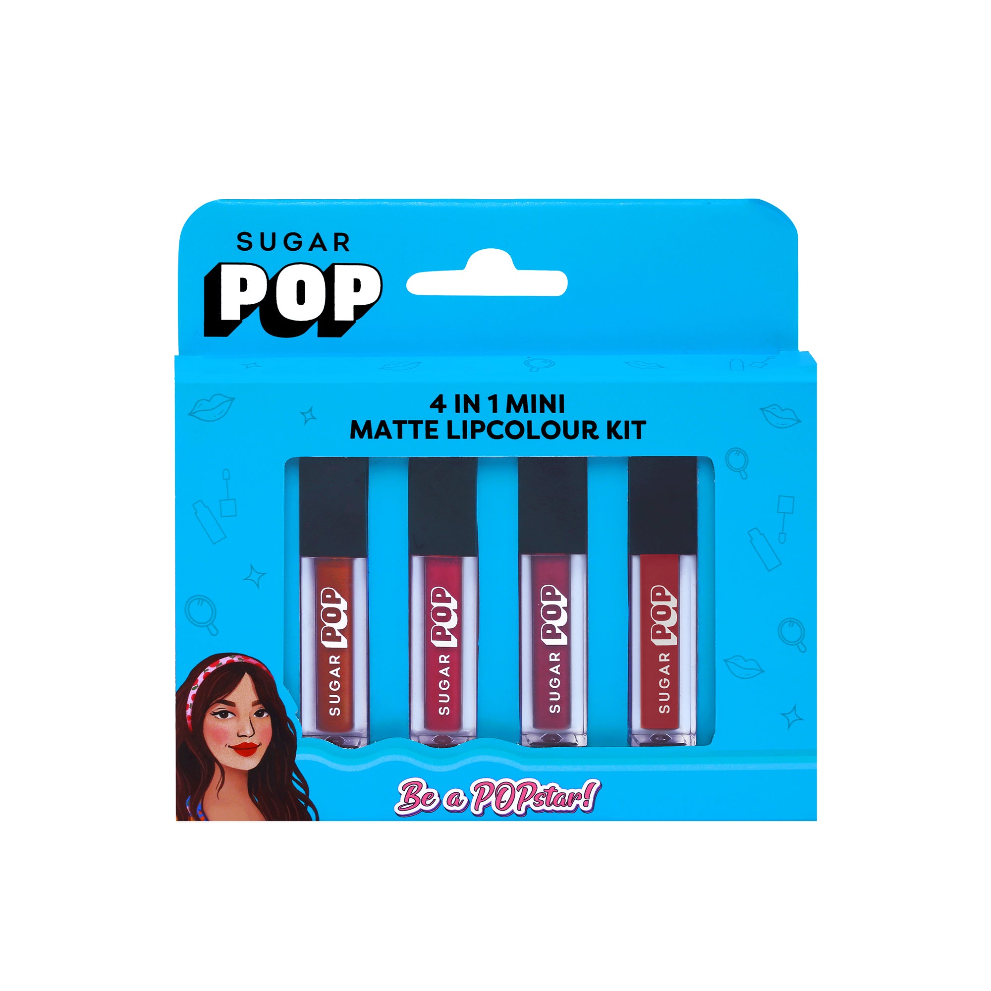 SUGAR POP 4 in 1 Mini Matte Lipcolor Kit - 02 Bare Essentials