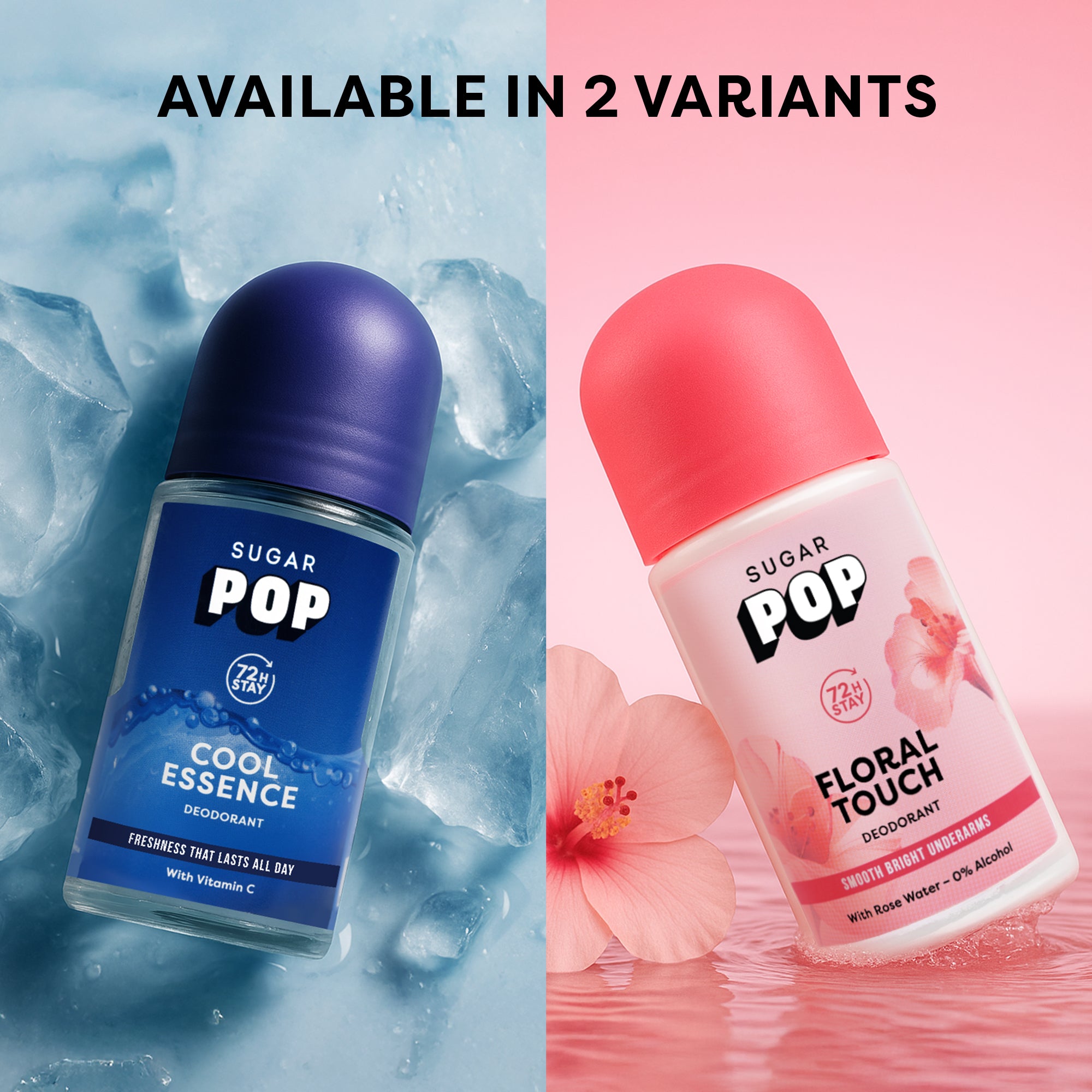 SUGAR POP Cool Essence Roll on Deodorant 50ml 