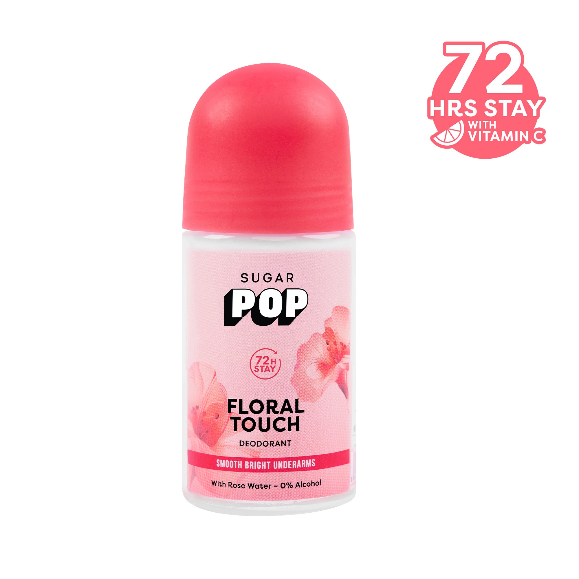 SUGAR POP Floral Touch Roll on Deodorant 50ml
