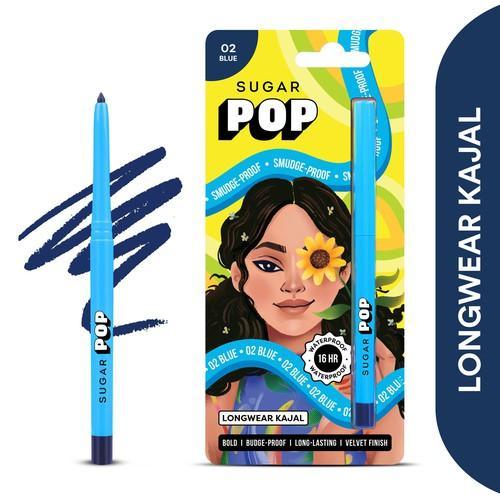 SUGAR POP Longwear Kajal - 02 Blue (Free Gift)