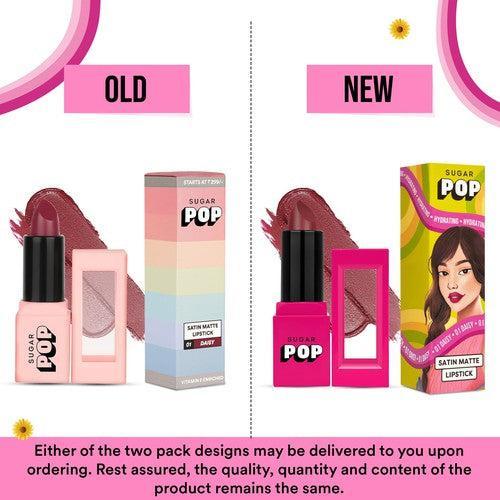 SUGAR POP Satin Matte Lipstick - 01 Daisy (Gift)