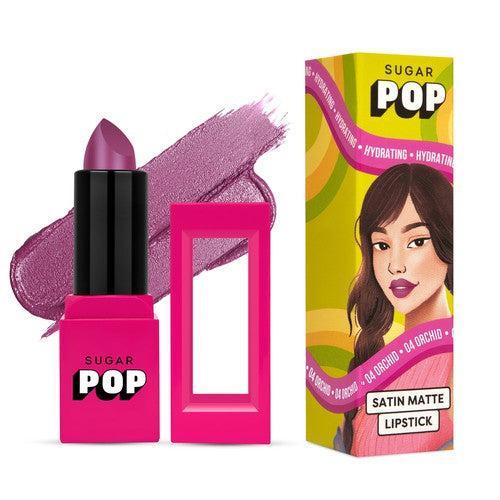 SUGAR POP Satin Matte Lipstick - 04 Orchid