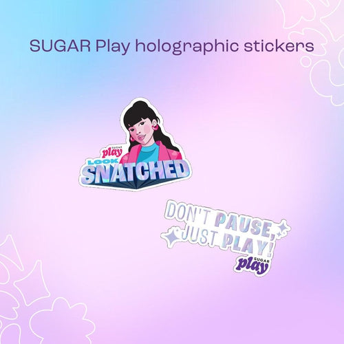 SUGAR Play Holographic Stickers