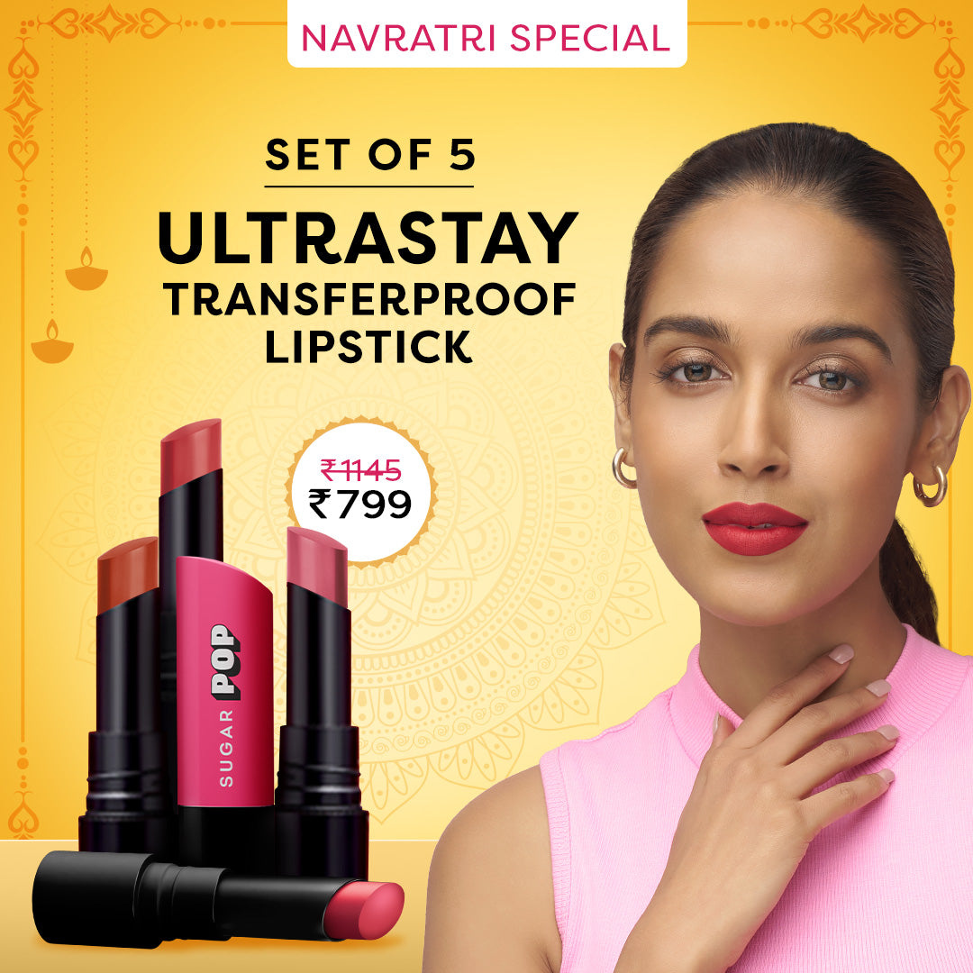 Set of 5 Ultrastay Transferproof Lipstick