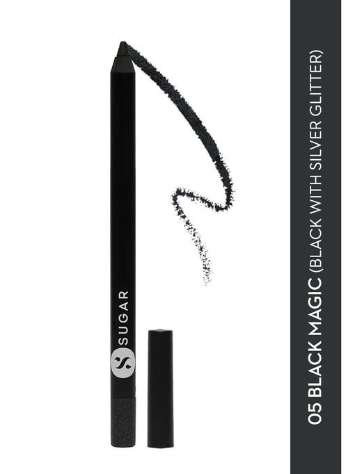 Stroke Of Genius Heavy-Duty Kohl - 05 Black Magic (Black With Silver Glitter) (Kit)