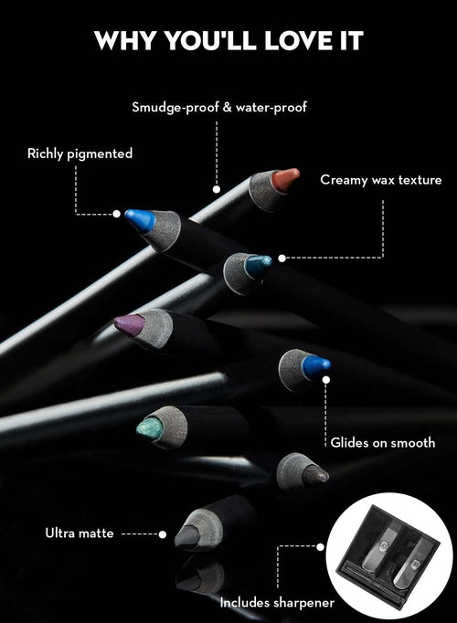 Stroke Of Genius Heavy-duty Kohl - 01 Back To Black (Black)