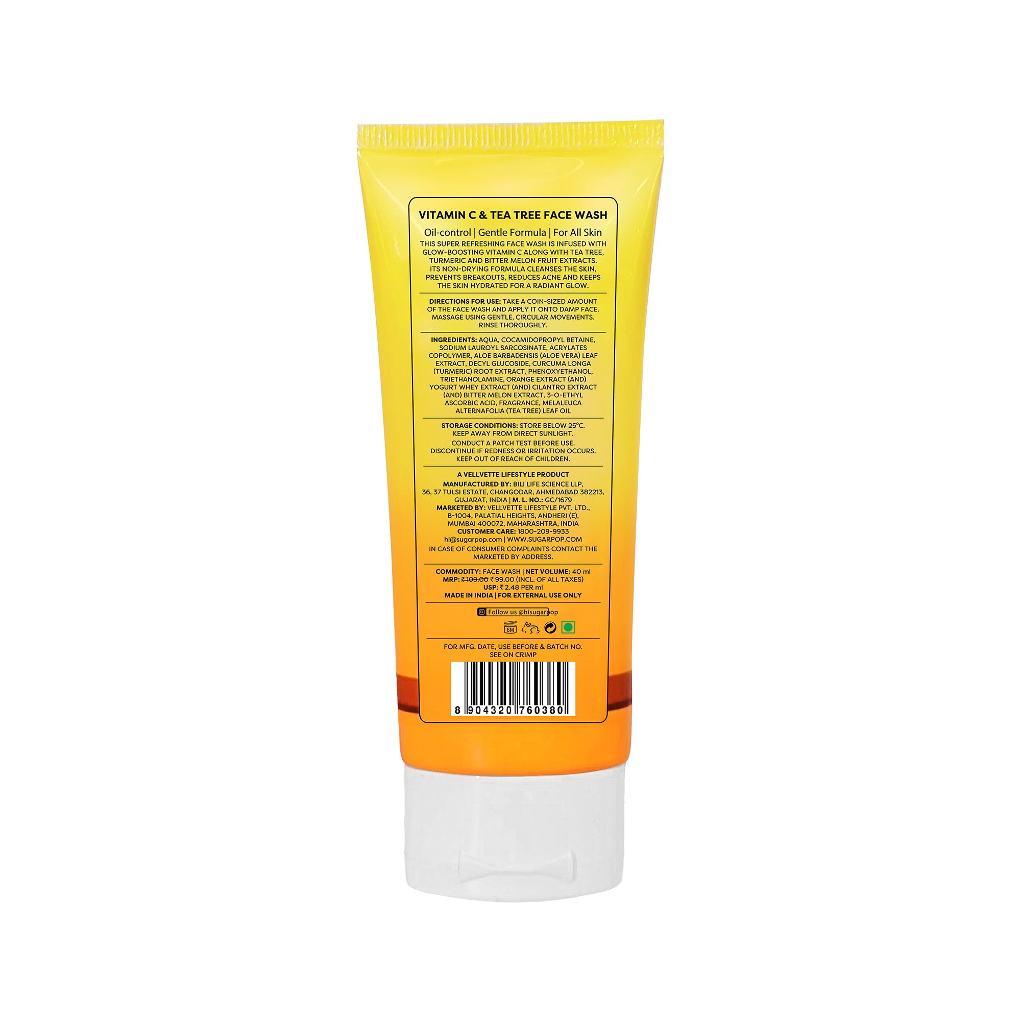 Vitamin C & Tea Tree Face Wash (Kit)
