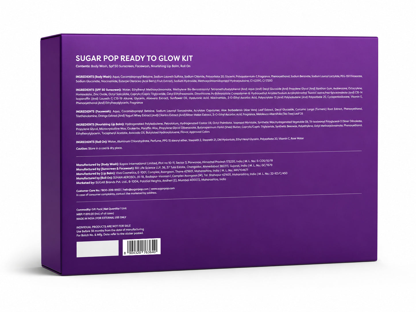 SUGAR POP Ready to Glow Kit